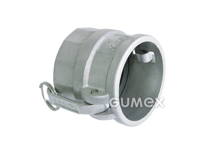 KAMLOK Kupplung DN15, Innengewinde BSPP 1/2", 10bar, Dichtung NBR, -30°C/+90°C, Edelstahl, 